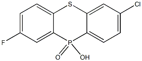 7-Chloro-2-fluoro-10H-phenothiaphosphine-10-ol 10-oxide structure