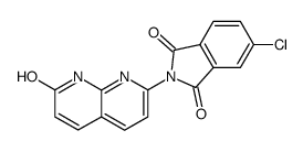 5-chloro-2-(7-oxo-7,8-dihydro-[1,8]naphthyridin-2-yl)-isoindole-1,3-dione Structure