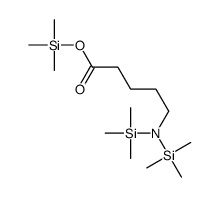 5-[Bis(trimethylsilyl)amino]pentanoic acid trimethylsilyl ester Structure