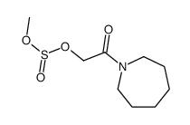 [2-(azepan-1-yl)-2-oxoethyl] methyl sulfite结构式
