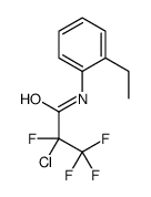 2-chloro-N-(2-ethylphenyl)-2,3,3,3-tetrafluoropropanamide Structure