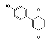 2-(4-hydroxyphenyl)-1,4-benzoquinone结构式