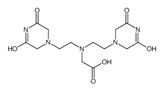 2-[bis[2-(3,5-dioxopiperazin-1-yl)ethyl]amino]acetic acid Structure