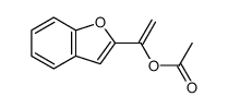 1-acetoxy-1-benzofuran-2-yl-ethene结构式