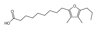 3,4-Dimethyl-5-propyl-2-furannonanoic Acid Structure