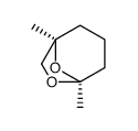 (1R,5S)-1,5-dimethyl-6,8-dioxabicyclo[3.2.1]octane结构式