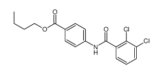 butyl 4-[(2,3-dichlorobenzoyl)amino]benzoate Structure