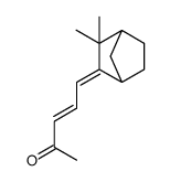 5-(3,3-dimethyl-2-bicyclo[2.2.1]heptanylidene)pent-3-en-2-one结构式