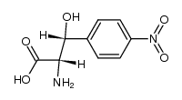 (2RS,3SR)-2-amino-3-hydroxy-3-(4-nitro-phenyl)-propionic acid Structure