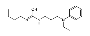 1-butyl-3-[3-(N-ethylanilino)propyl]urea结构式