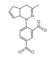 1-(2,4-dinitro-phenyl)-3-methyl-4,4a,5,7a-tetrahydro-1H-cyclopenta[c]pyridazine Structure