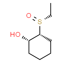 Cyclohexanol,2-[(R)-ethylsulfinyl]-,(1S,2R)-rel-(9CI) Structure
