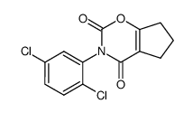 3-(2,5-dichloro-phenyl)-6,7-dihydro-5H-cyclopenta[e][1,3]oxazine-2,4-dione Structure