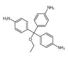 4-[bis(4-aminophenyl)-ethoxymethyl]aniline Structure