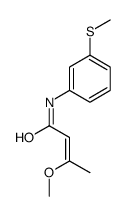 3-methoxy-N-(3-methylsulfanylphenyl)but-2-enamide Structure