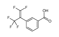 3-(1,1,3,3,3-pentafluoroprop-1-en-2-yl)benzoic acid Structure