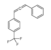 1-(3-phenylpropa-1,2-dienyl)-4-(trifluoromethyl)benzene Structure