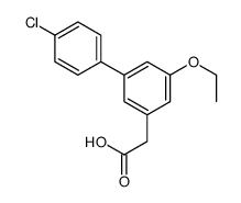 4'-Chloro-5-ethoxy-3-biphenylacetic acid Structure