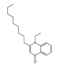 1-ethyl-2-nonylquinolin-4-one结构式