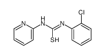 1-(2-chlorophenyl)-3-pyridin-2-ylthiourea Structure