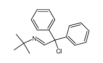 N-1-(2-Chlor-2,2-diphenylethyliden)-tert-butylamin Structure