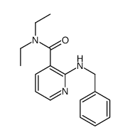 2-(benzylamino)-N,N-diethylpyridine-3-carboxamide Structure
