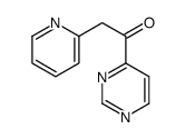 2-pyridin-2-yl-1-pyrimidin-4-ylethanone Structure