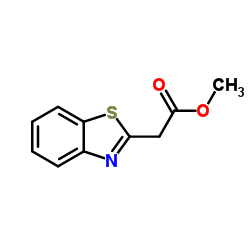 苯并噻唑-2-乙酸甲酯结构式