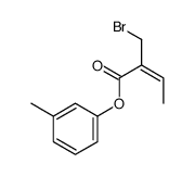 (3-methylphenyl) 2-(bromomethyl)but-2-enoate结构式