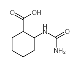 2-(carbamoylamino)cyclohexane-1-carboxylic acid Structure