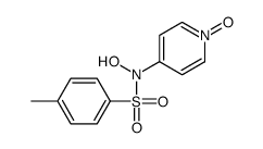 N-hydroxy-4-methyl-N-(1-oxidopyridin-1-ium-4-yl)benzenesulfonamide结构式