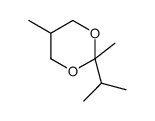 1,3-Dioxane,2,5-dimethyl-2-(1-methylethyl)-(9CI) Structure