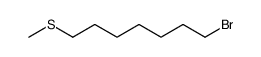 1-Bromo-7-(methylthio)heptane结构式