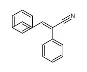 Benzeneacetonitrile, a-(3-phenyl-2-propen-1-ylidene)- structure