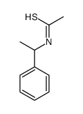N-(1-phenylethyl)ethanethioamide Structure