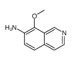 8-methoxyisoquinolin-7-amine结构式