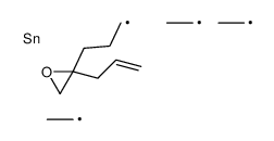 triethyl-[3-(2-prop-2-enyloxiran-2-yl)propyl]stannane Structure