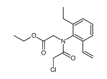 [(2-Chloro-acetyl)-(2-ethyl-6-vinyl-phenyl)-amino]-acetic acid ethyl ester Structure