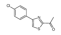 1-[4-(4-Chloro-phenyl)-thiazol-2-yl]-ethanone结构式