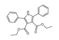 diethyl 2,5-diphenyl-1H-pyrrole-3,4-dicarboxylate Structure