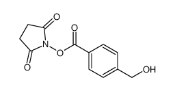 (2,5-dioxopyrrolidin-1-yl) 4-(hydroxymethyl)benzoate结构式