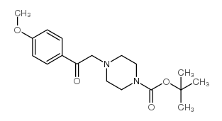 4-[2-(4-甲氧基苯基)-2-氧代乙基]-哌嗪-1-羧酸叔丁酯图片