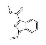 methyl 1-ethenylindazole-3-carboxylate Structure