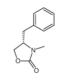 (S)-4-benzyl-3-methyl-1,3-oxazolidin-2-one结构式