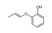 Phenol, 2-(1-propenyloxy)- (9CI)结构式