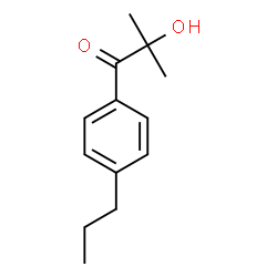 2-hydroxy-2-methyl-4'-propylpropiophenone structure