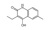 2(1H)-Quinolinone,3-ethyl-4-hydroxy-6-methyl-(9CI)结构式
