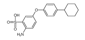 2-amino-5-(4-cyclohexylphenoxy)benzenesulphonic acid picture