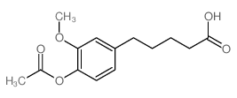 Benzenepentanoic acid,4-(acetyloxy)-3-methoxy- picture