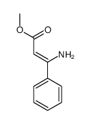 methyl 3-amino-3-phenylprop-2-enoate Structure